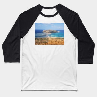 Balos Beach Crete Baseball T-Shirt